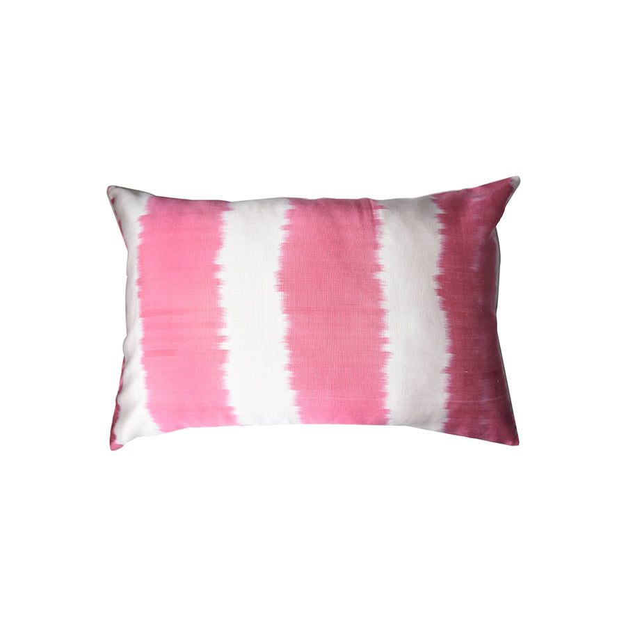 Electric Pink Stripe Cushion